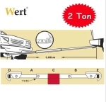 Твърд теглич за теглене на автомобили Wert