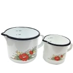 Емайлирано мерително канче - ЦВЕТЯ Емайлирано мерително канче - ЦВЕТЯ 0.500 л