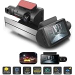 Авторегистратор видeорегистратор записваща видеокамера за автомобил Full HD 1080P 2 камери + 32 GB Micro SD Card