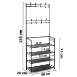 Закачалка за дрехи със стойка за обувки Auto Practic