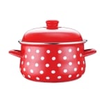 Емайлирана тумбеста тенджера Brio Emalika LadyBug Емайлирана тумбеста тенджера Brio Emalika LadyBug - 5.7 л