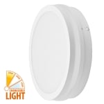 LED бяла влагозащитена плафониера 3000K/4000K/6000K Ultralux