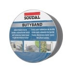 Самозалепваща хидроизолационна бутилова лента SOUDAL - АЛУМИНИЙ Самозалепваща хидроизолационна бутилова лента SOUDAL - АЛУМИНИЙ - 10 м х 22,5 см