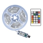 Декоративно LED RGB осветление UltraLux с USB контролер и IR дистанционно управление Декоративно LED RGB осветление UltraLux с USB контролер и IR дистанционно управление - LSG520USB / 20 м