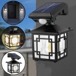 Градински соларен LED прожектор със сензор