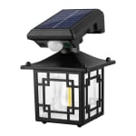 Градински соларен LED прожектор със сензор