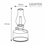 Соларна газена лампа Gazzz Lightex