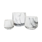 Керамична кашпа Marble - 3 размера
