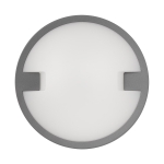 LED влагозащитена плафониера КРЪГ Ultralux - неутрална светлина / 18 W LED влагозащитена плафониера КРЪГ Ultralux - неутрална светлина / 18 W - СИВА