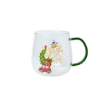 Стъклена коледна чаша Jungle all the way