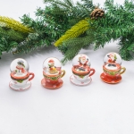 Коледно преспапие - ЧАШКА И КОМИН