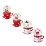 Коледно преспапие - ЧАШКА И КОМИН