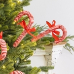 Плюшени коледни бастунчета - различни размери