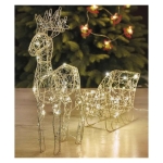 Светещ елен с шейна на батерии Emos