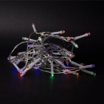 2м LED Коледни лампички с таймер за външна употреба - МНОГОЦВЕТНА СВЕТЛИНА