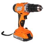 Комплект ударни бормашина 2 Ah и гайковерт 4 Ah BauKraft BK-CDIBIW3 - 18 V