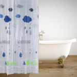 Завеса за баня CYCLOPS Peva 240 × 180 см - различни десени