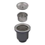 Кухненска мивка от неръждаема стомана с цвят Nano Black BÖHM BH6050B - SUS304 / 600 × 500 × 215 мм