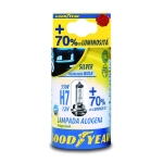 Халогенна автомобилна крушка - 12V / 55W / H7 + 70 % Silver  GOOD YEAR