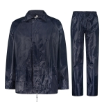 Полиестерен защитен костюм с PVC покритие - СИН Полиестерен защитен костюм с PVC покритие - СИН / Размер L