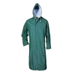Дъждобран / наметало с качулка за предпазване от вода и замърсявания с PVC покритие CETUS 1403-3 - ЗЕЛЕНО Дъждобран / наметало с качулка за предпазване от вода и замърсявания с PVC покритие CETUS 1403-3 - ЗЕЛЕНО / L