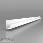 PVC начален профил за гипсокартон LIKOV 420.0925 - 9,5 мм