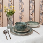 Керамична чиния дълбока ARINA Olive Smoke PP254190 - 20 см