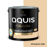 Цветна интериорна боя със силикон AQUIS Selection САТЕН - 2,5 литра Цветна интериорна боя със силикон AQUIS Selection САТЕН - 2,5 литра / ИРЛАНДСКО КАФЕ