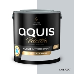 Цветна интериорна боя със силикон AQUIS Selection САТЕН - 2,5 литра Цветна интериорна боя със силикон AQUIS Selection САТЕН - 2,5 литра / СИВ АХАТ