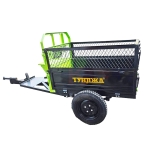 Ремарке за мотофреза с надстройка и спирачка - 600 кг Тунджа