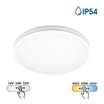 LED плафон VIVALUX Nancy с регулиране на мощността и 3CCT switch - Ø 38 см