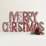 Коледна метална табела Merry Christmas