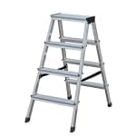 Двустранна алуминиева стълба KRAUSE Dopplo 2 x 4