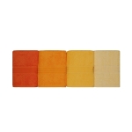 Комплект от 4 броя памучни хавлиени кърпи HOBBY RAINBOW 30 × 50 см