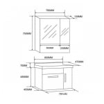 Комплект мебели за баня Forma Vita 15-60