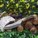 Ловен нож с рогова дръжка DEER