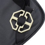 Мултифункционален органайзер за гърба на автомобилна седалка от черна еко кожа със 7 джоба RAZ179