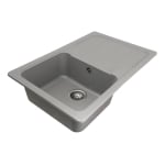 Кухненска мивка от технически камък VERONA 7850 Elefant Premium - сив металик