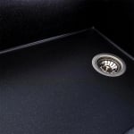 Кухненска мивка от технически камък DIAMOND 8650 Elefant Premium - черен металик