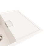 Кухненска мивка от технически камък DIAMOND 8650 Elefant Premium - снежно бяла