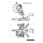 Циркуляр с герунг с изтегляне METABO KGS 305 M 613305000
