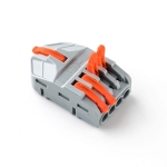 Универсален конектор за твърди и гъвкави електрически проводници „Бърза връзка“ 1 към 4 Els CMK-421-4