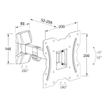 Стойка за телевизор Well SW143 от 14\" до 43\"