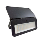 Влагозащитен соларен LED прожектор VITO ATAKAMA 3xCCT - ЧЕРЕН / 10 W