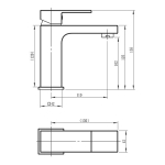 Стоящ смесител за умивалник Forma Vita CREMONA 10436