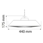 Висящ инфрачервен нагревател AL 90-037 - 1.5 kW Neo Tools