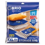 Вакуум плик BRIO за съхранение на дрехи 70 микрона / 130 × 80 см - XXL