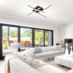 Плафон VIVALUX River LED - ЧЕРЕН / 24 W / 4 000 К