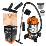 Строителна прахосмукачка за сухо и мокро почистване  04-739 Neo Tools