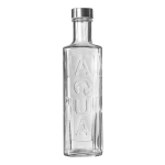 Стъклена бутилка за вода с метална капачка UNIGLASS AQUA - 1 литър